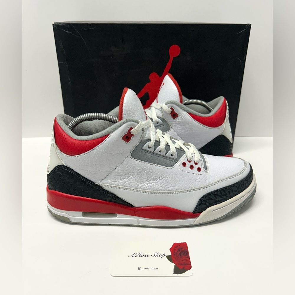 Nike Air Jordan 3 Retro ‘Fire Red’ (136064 120) Shoes Size: 11.5 M